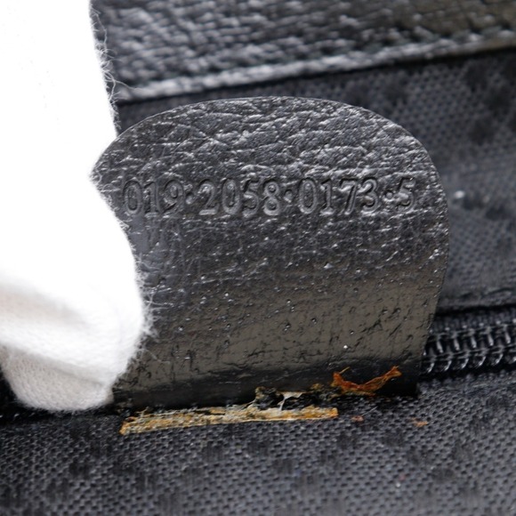 GUCCI Black Leather Backpack main image 16